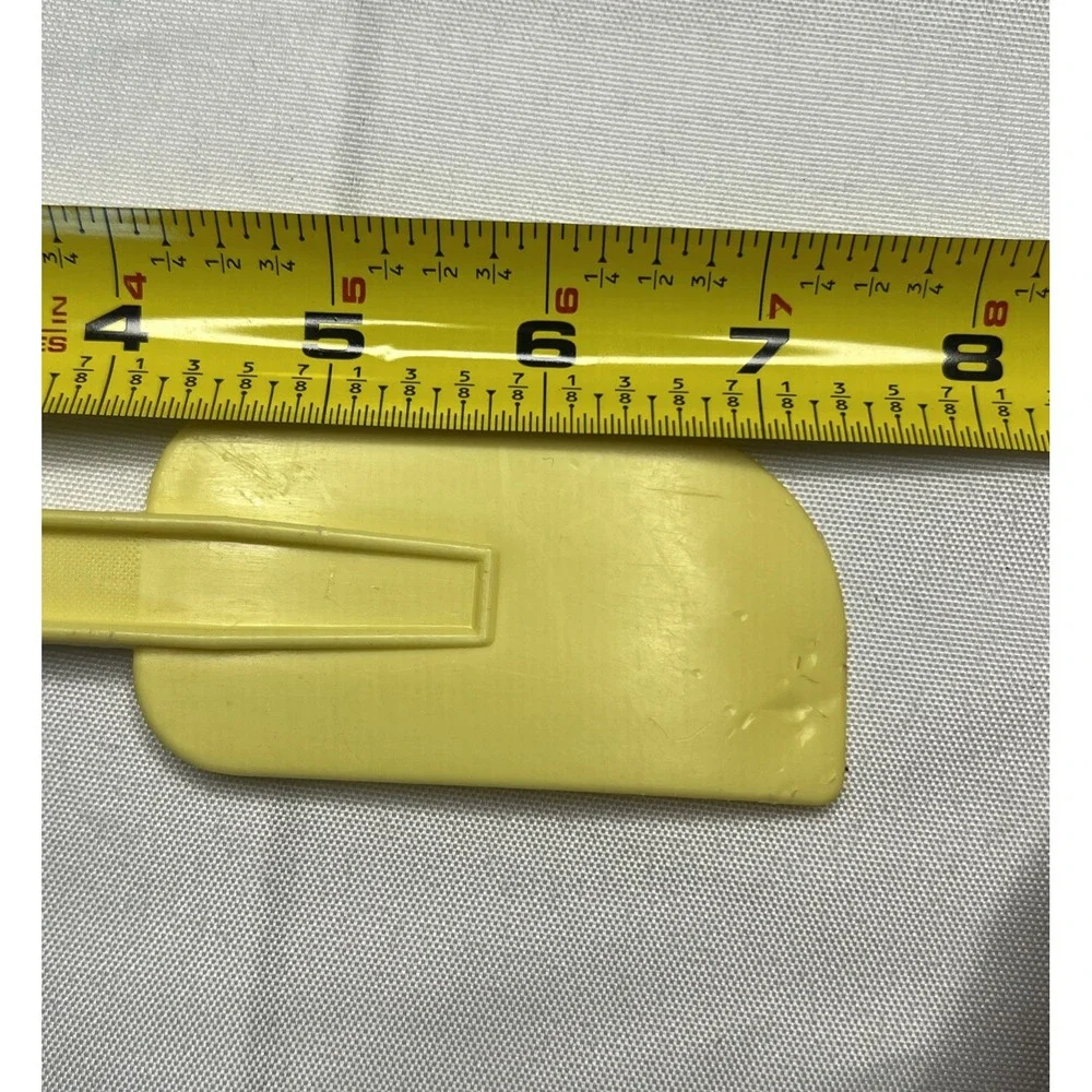 Vintage Brillo Yellow Jar Scraper Spreader Spatula 7.5
